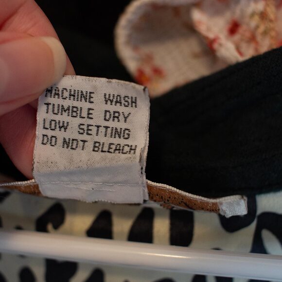 Colorblock Leopard Shirt Denim Collar Retro Black White Button 13/14 Dark Winter - Picture 5 of 11